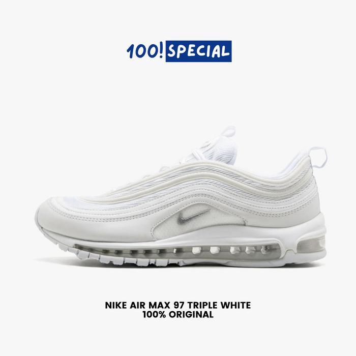 Sepatu Nike Air Max 97 Triple White BNIB Original 36