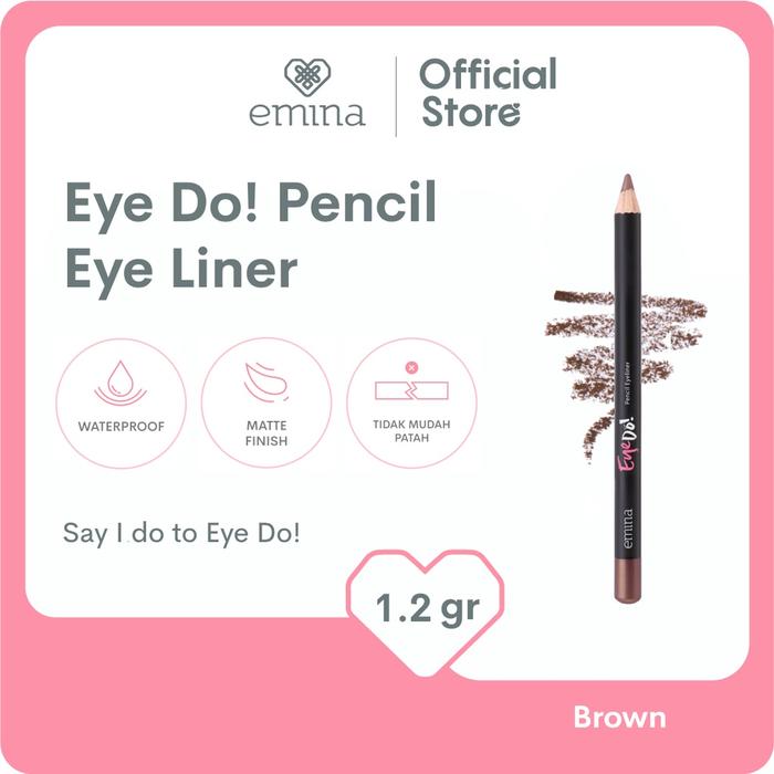 Gambar Emina Eye Do! Pencil Eye Liner 1 gr - Eye Liner | Pensil Liner - Brown dari Hangvalen undefined Tokopedia