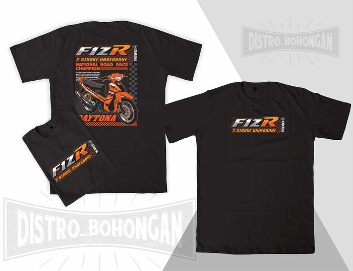 Gambar BAJU F1ZR ATASAN YAMAHA FIZR TSHIRT PREMIUM KAOS TWO STROKE ORIGINAL - Hitam, S dari DISTRO_BOHONGAN27 undefined Tokopedia