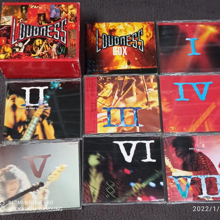 CD Japan Loudness - Loudness Box I - VII (7CD). | Indo4ward