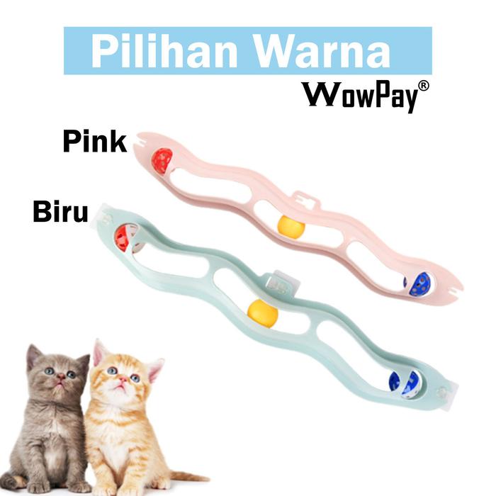 Gambar Mainan Track Circuit Play Ball Interaktif Kucing Wave Bola Cat Teaser dari WowPay undefined Tokopedia