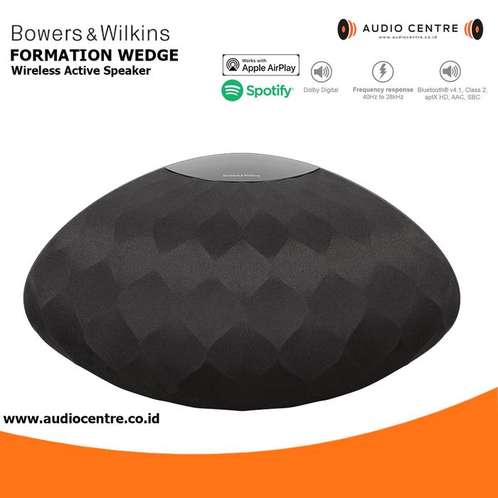 Gambar Bowers & Wilkins Formation Wedge Wireless Active Speaker - Hitam dari Audio Centre Official Kota Administrasi Jakarta Barat Tokopedia