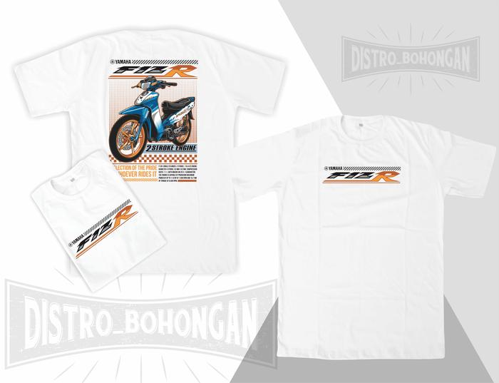 Gambar BAJU F1ZR ATASAN YAMAHA FIZR TSHIRT KAOS TWO STROKE ORIGINAL - Putih, S dari DISTRO_BOHONGAN27 undefined Tokopedia