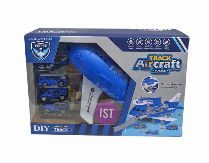 Gambar Mainan Anak DIY Storage Track AirCraft Pesawat Bandara Plane Airport - Biru dari tokoku.byfastop undefined Tokopedia