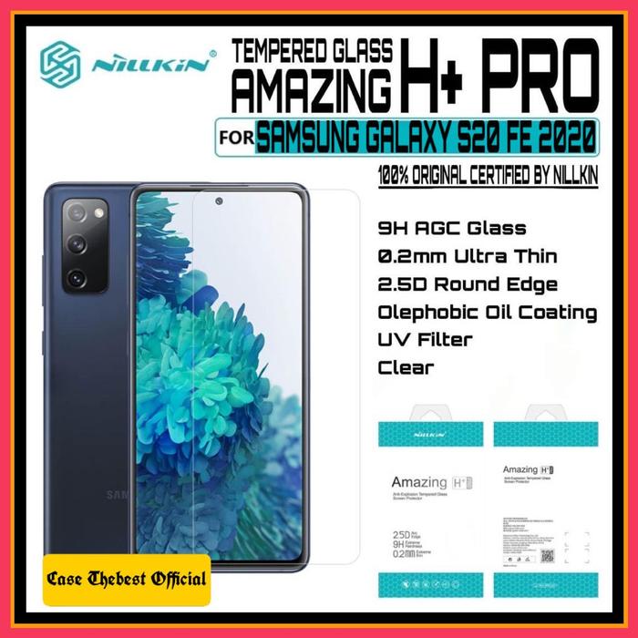 Gambar SAMSUNG GALAXY S20FE / S20 FE NILLKIN AMAZING H+ PRO TEMPERED GLASS 9H - Clear dari Case Thebest Kota Administrasi Jakarta Pusat Tokopedia