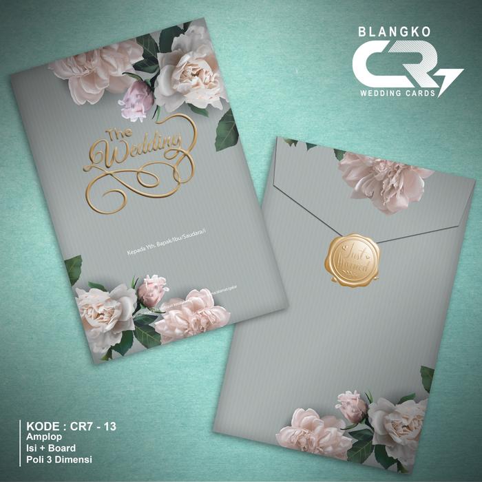 Gambar Blangko Undangan Pernikahan CR7 13 HARD COVER / Cantik / HARGA MURAH dari Toko Bintang Kasih undefined Tokopedia