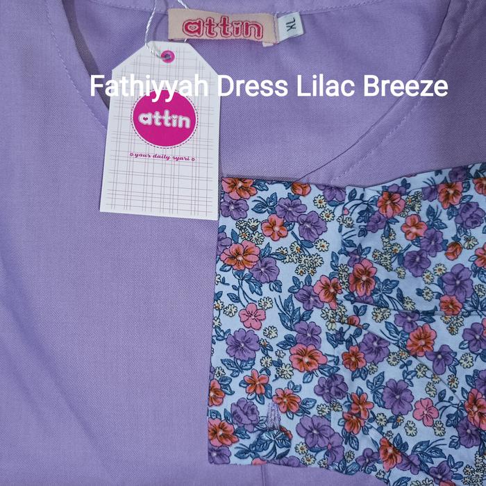 Gambar Fathiyyah Dress By Attin - Lilac breeze, XS dari muslimbagus undefined Tokopedia