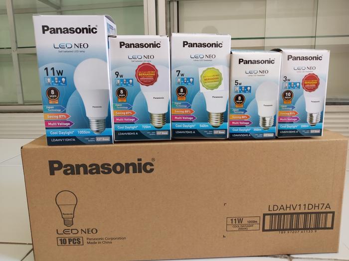 Gambar LAMPU LED PANASONIC PUTIH/COOLDAY LIGHT 3-30 WATT - 3 watt dari Mitra Abadi Listrik undefined Tokopedia