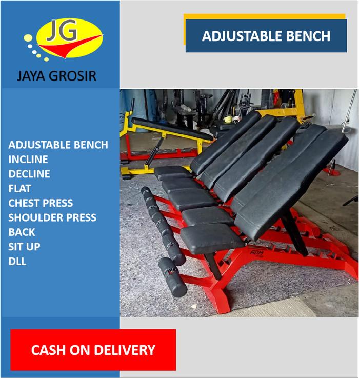 Jual Adjustable bench ADM bangku sit up fitness bench Stik