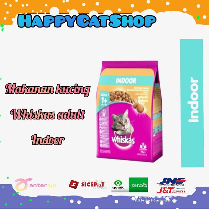 whiskas indoor makanan kucing promo- makanan kucing murah di Petshop  Pitara Tokopedia