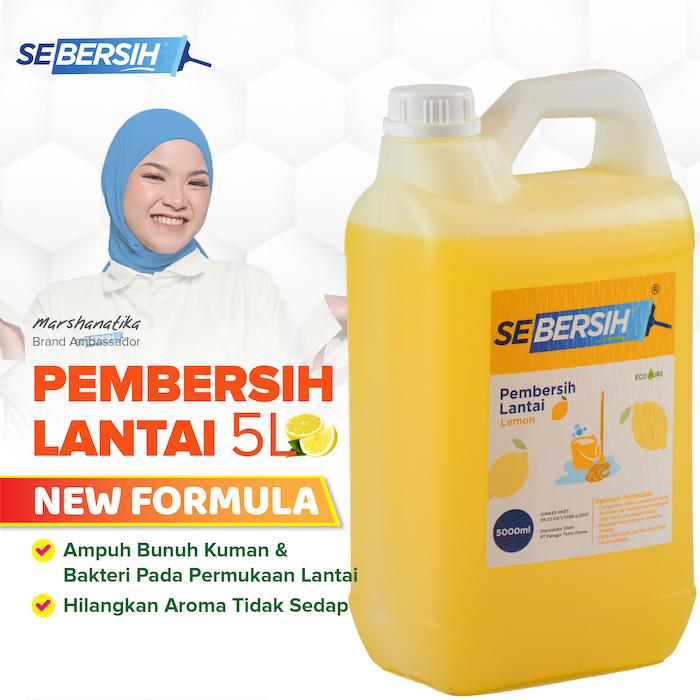 Gambar Pembersih Lantai Floor Cleaner SEBERSIH 5 Liter Anti Bakteri - (Lemon) dari Sebersih Official Store undefined Tokopedia