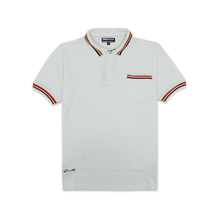 Gambar Kaos Polo Polos Pria Array Atasan Katun Berkerah Lengan Pendek - Putih, S dari Narastore23 undefined Tokopedia