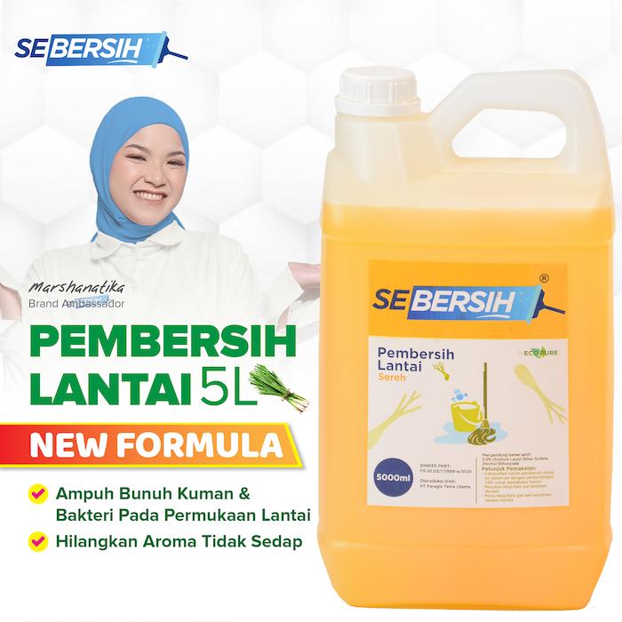 Gambar Pembersih Lantai Floor Cleaner SEBERSIH 5 Liter Anti Bakteri - (Sereh) dari Sebersih Official Store undefined Tokopedia
