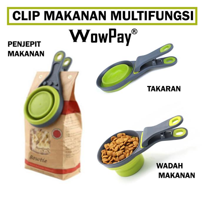 Gambar Penjepit Kemasan Snack Food Bag Segel Sealer Clip Sendok Takaran 2in1 dari WowPay undefined Tokopedia