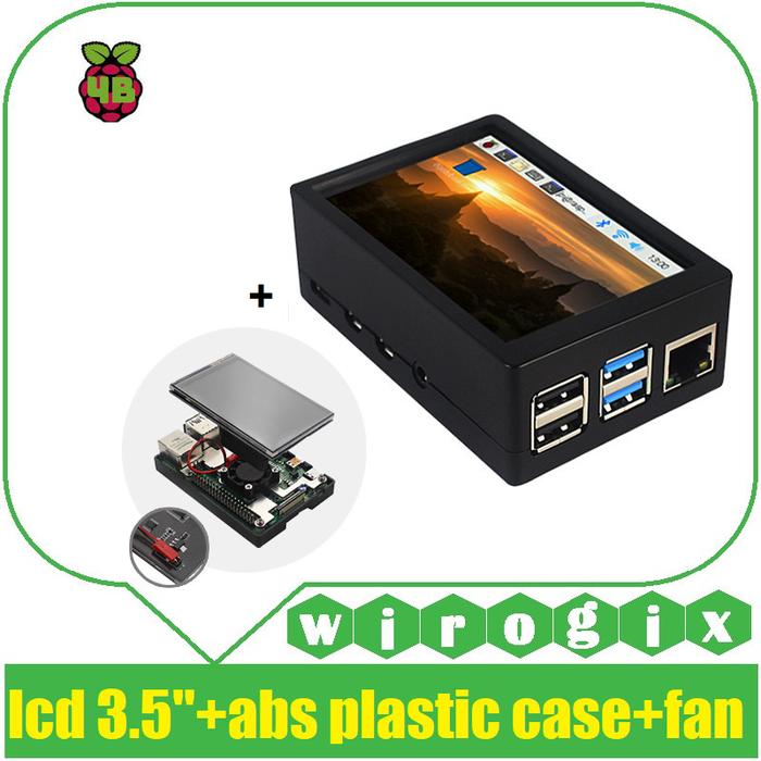 Gambar Raspberry Pi 4 - Plastic Case - B dari wirogix undefined Tokopedia