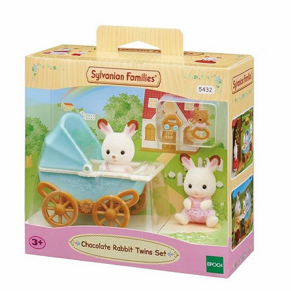 Gambar Sylvanian Families Chocolate Rabbit Twins Set dari 3EM TOYS undefined Tokopedia