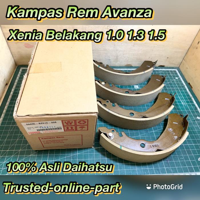 Gambar Kampas Rem Avanza Xenia Belakang 100% Asli Daihatsu 04495-bz010-008 dari Trusted-online-part undefined Tokopedia