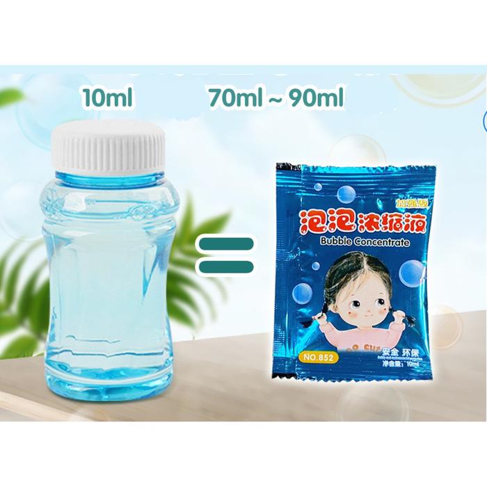 Gambar Refill Bubble Gun Bubble Stick Isi Ulang Gelembung Balon Sabun - Saset 10 ML dari kidsnobi undefined Tokopedia