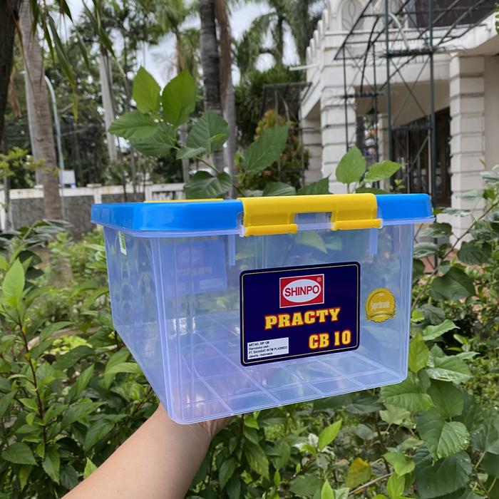 Gambar Pracity container box 10 liter shinpo CB 10 - Biru dari petsofeugene undefined Tokopedia