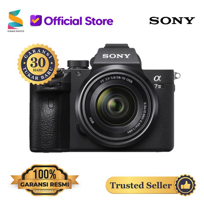 Gambar Sony Alpha 7 Mark III kit 28-70mm - A7III Kit 28-70 - A7 Mark III 2870 - REGULER dari SINAR PHOTO undefined Tokopedia