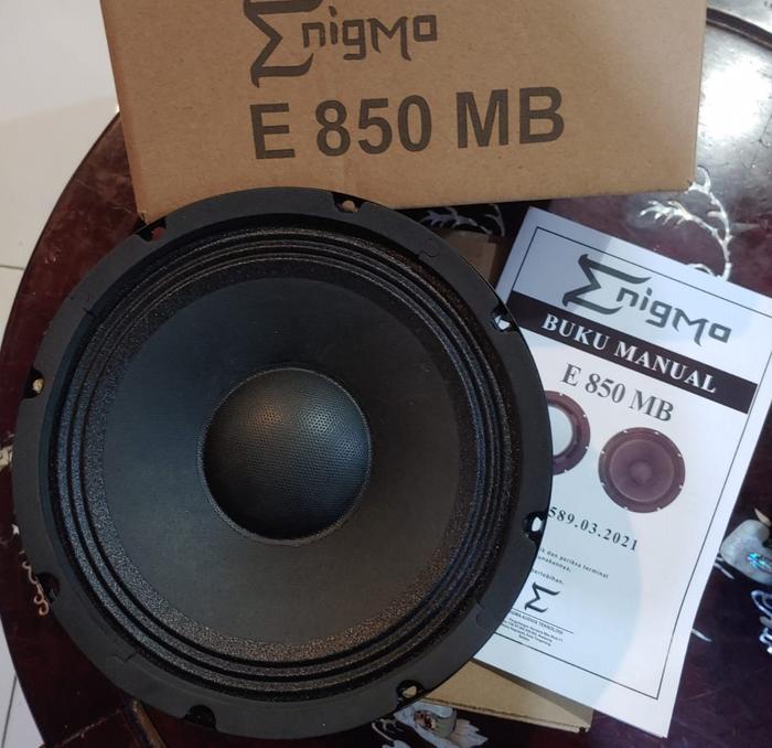 Gambar Speaker Komponen 8"Inch Enigma E 850 MB Hifi/Pro Audio FullRange/MidBa dari Emerald Audio undefined Tokopedia