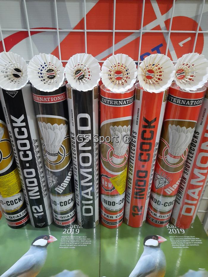 Gambar INDOCOCK Shuttlecock Badminton Bulutangkis Hitam - 12 Pcs Slop, 4.9 Gr, Lancip, 16 Lembar Bulu, Cocok untuk Rally, Kualitas Internasional - Sport, Raket dari GS Sport Official undefined Tokopedia