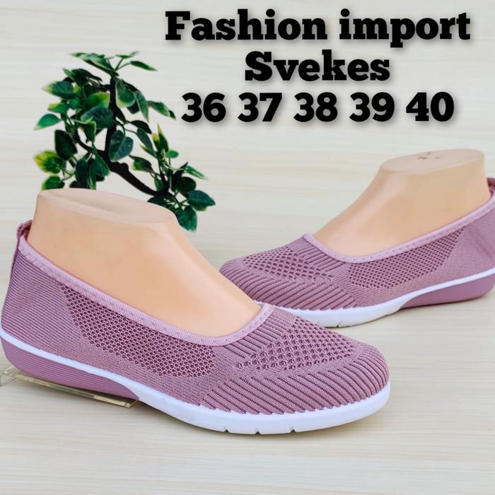 Gambar Sepatu Slip On Wanita Fashion Import Svekes High Quality - Salem, 36 dari Syirrel Online Shop undefined Tokopedia