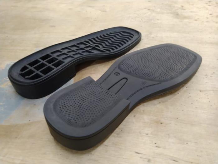 Gambar Outsole Sol Sepatu Pantofel Kerja Alas Bawah Sepatu Rubber TPR Beverly - Hitam, 38 dari SEPTAYA undefined Tokopedia