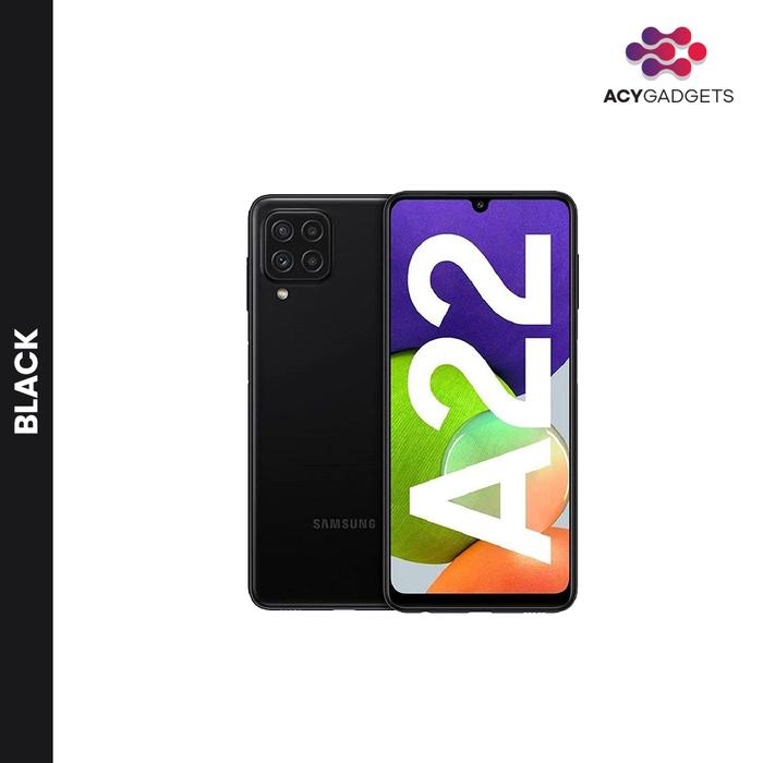 Gambar SAMSUNG GALAXY A22 6/128GB GARANSI RESMI SEIN - Black dari ACY Gadget Official undefined Tokopedia
