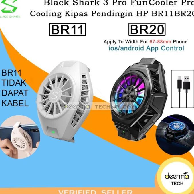 Gambar BLACK SHARK FUN COOLER BR11 BR20 HP PRO COOLING KIPAS PENDINGIN HP - BR20 dari THOMAS65 undefined Tokopedia