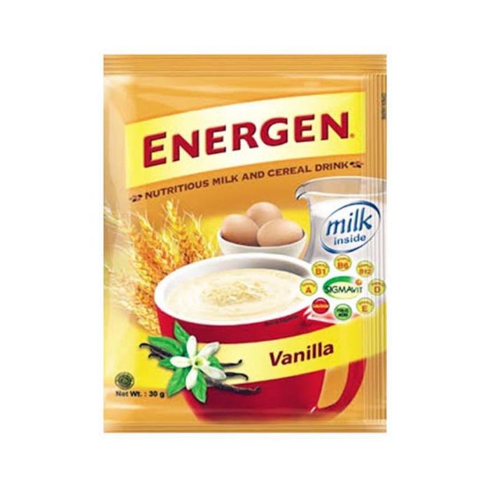 Gambar ENERGEN SACHET ALL VARIANT KEMASAN BARU @34g (1 KARDUS ISI 16 RENTENG) - Vanila dari Pratama Indah undefined Tokopedia