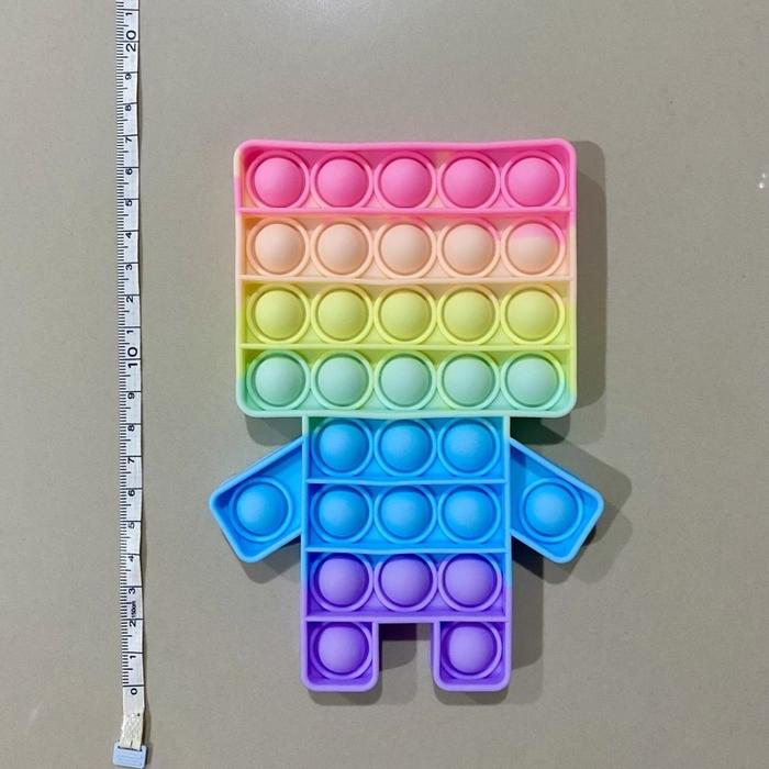 Gambar push pop it fidget toy rainbow mainan anak sensory - Jelly Robot dari The Needs Yk undefined Tokopedia