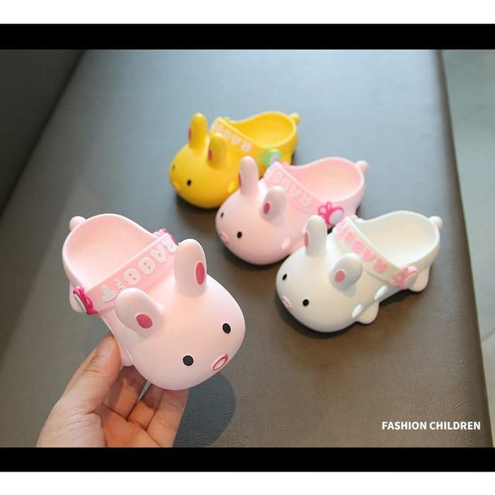 Gambar SPT113A SEPATU SANDAL ANAK PEREMPUAN BALITA MODEL KROK HAMSTER 16-28 - Putih, 22 dari ijit Baby toys undefined Tokopedia