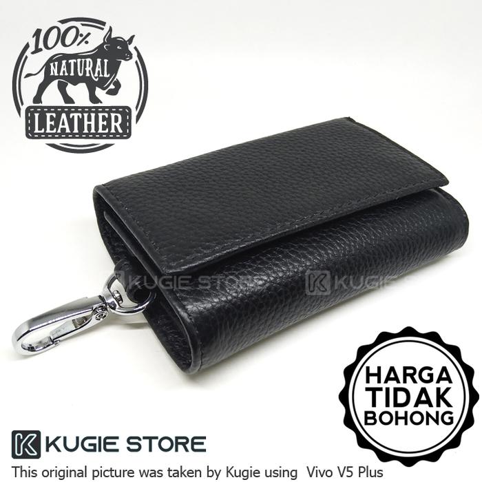 Gambar Dompet Kulit Asli Dompet STNK Mobil Dompet Kunci Mobil DK34 - Black dari Kugie Store undefined Tokopedia