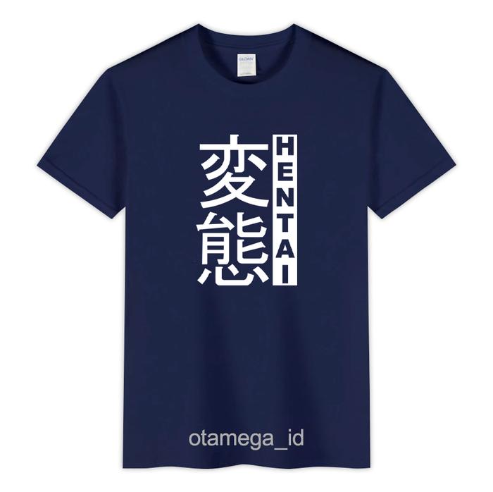 Gambar Kaos Anime HENTAI Pria & Wanita/ Kaos Distro Harajuku & Cosplay Japan - Navy, L dari VM fashion_NEW undefined Tokopedia
