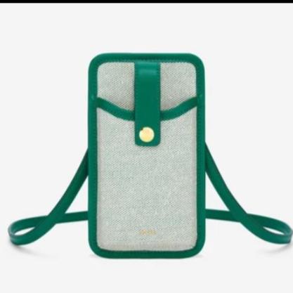 Gambar JW Pei Aylin Canvas Phone Bag - Dark Green dari Mongschics undefined Tokopedia