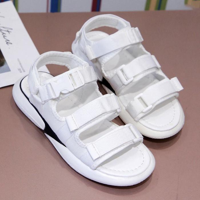 Gambar Sandal Tali Belakang Wanita Original Import Korea Premium Murah Keren - Putih, 37 dari Abira_Shoes undefined Tokopedia