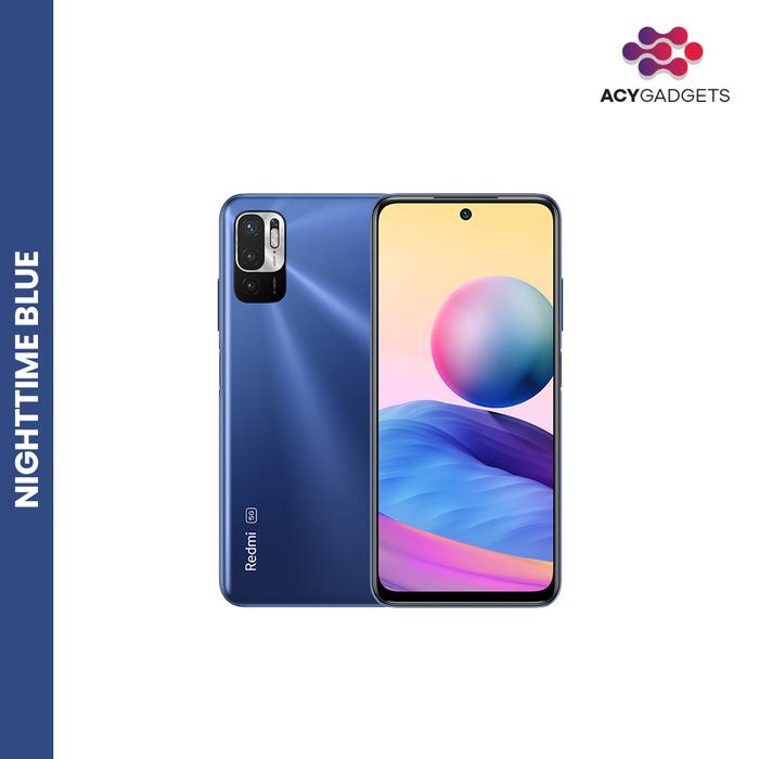 Gambar XIAOMI REDMI NOTE 10 (5G) 4/128GB GARANSI RESMI TAM - Nighttime Blue dari ACY Gadget Official undefined Tokopedia
