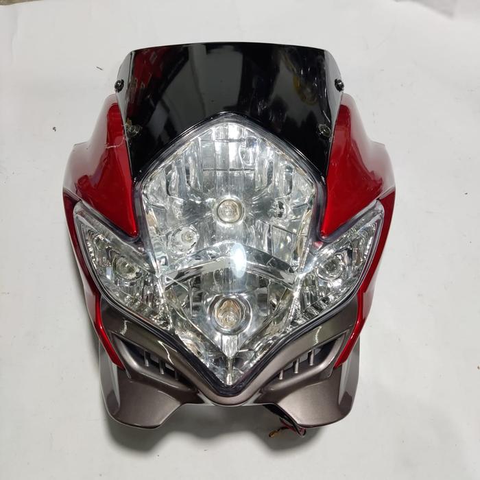 Gambar Batok Reflektor Kepala depan Satria Fu 150 Barong Fullset variasi - Merah dari Online Mart Variasi Motor undefined Tokopedia