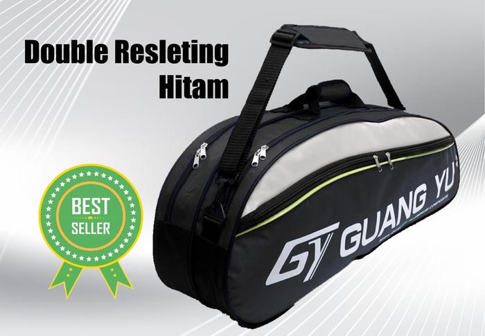 Gambar Tas Bulutangkis Murah Raket Badminton Double Resleting Variasi Warna - Hitam Double dari Backhand_Officialstore undefined Tokopedia