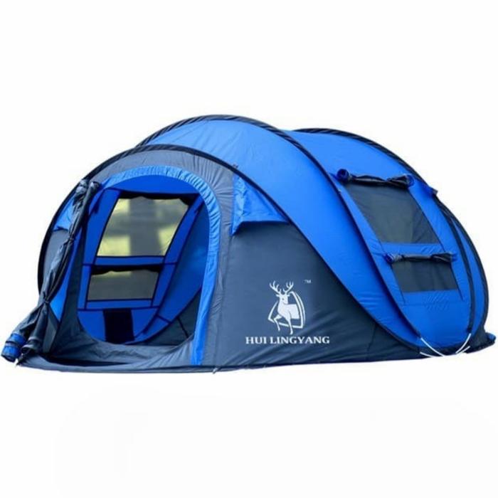 Gambar Hui lingyang Tenda Lipat Windproof Waterproof /Tenda Camping - Biru dari Sinar Kencana Asia undefined Tokopedia