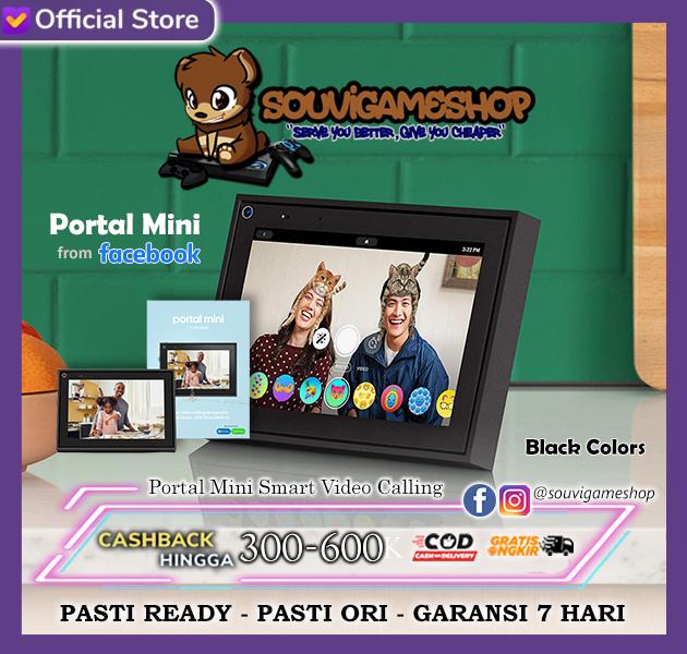 Gambar Facebook Portal Mini Smart Video Calling 8 Inch TouchScreen With Alexa - BLACK dari souvigames undefined Tokopedia