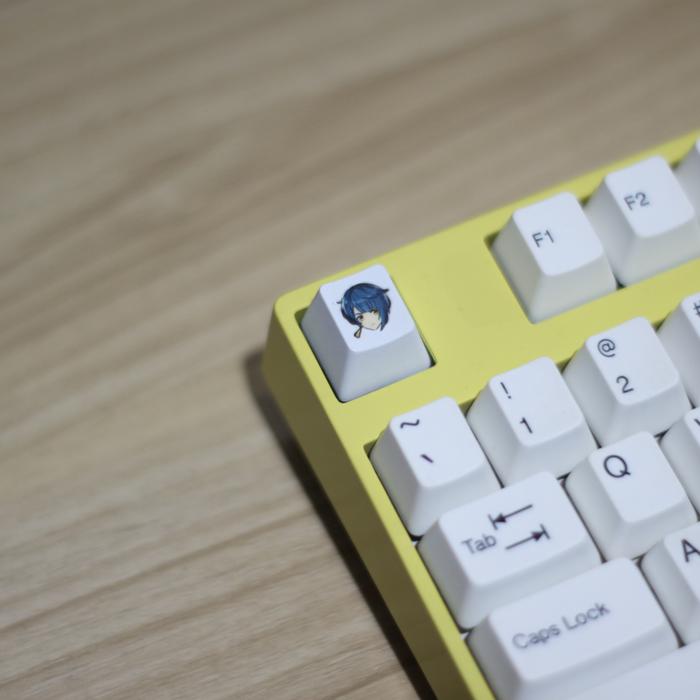 Gambar Keycaps Genshin Impact - Xingqiu dari weirdstuff. undefined Tokopedia