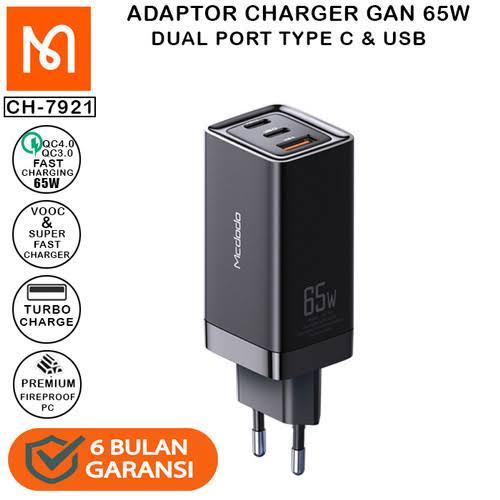 Gambar MC DODO ADAPTER GAN 65W FAST CHARGER CH-792 dari Lapaklangganan undefined Tokopedia