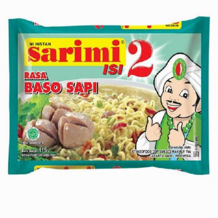Gambar SARIMI Mie Isi 2 Mie Instant Mi duo All Varian Rasa [ SATUAN - READY ] - Baso sapi dari TOKO LULU 66 undefined Tokopedia