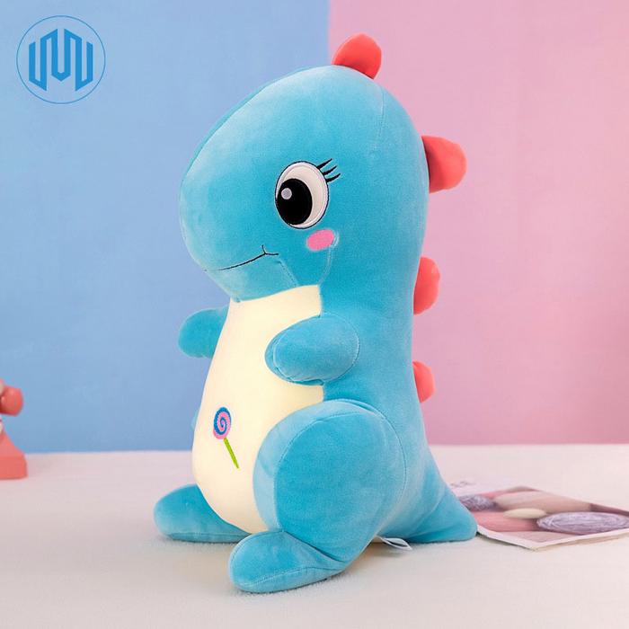Gambar Boneka Dinosaurus Imut Lucu Empuk Plush Cotton Soft Kado Pacar Anak - Biru, 30 cm dari Unique-Collection888 undefined Tokopedia