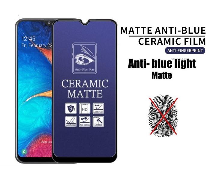Glass Ceramic Matte Matte Tempered Glass For Samsung A50 25 PCS AG