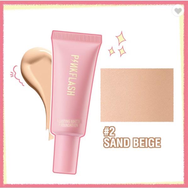 Gambar PINKFLASH Lasting Matte Foundation - #2 Sand Beige dari Hellonoona undefined Tokopedia
