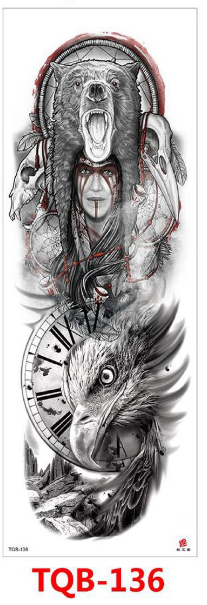 Gambar Grosir Stiker Tato / Tato Temporer 17x48cm Motif Aesthetic TQB-212 - TQB-212 dari febtatto 3 undefined 3 Tokopedia