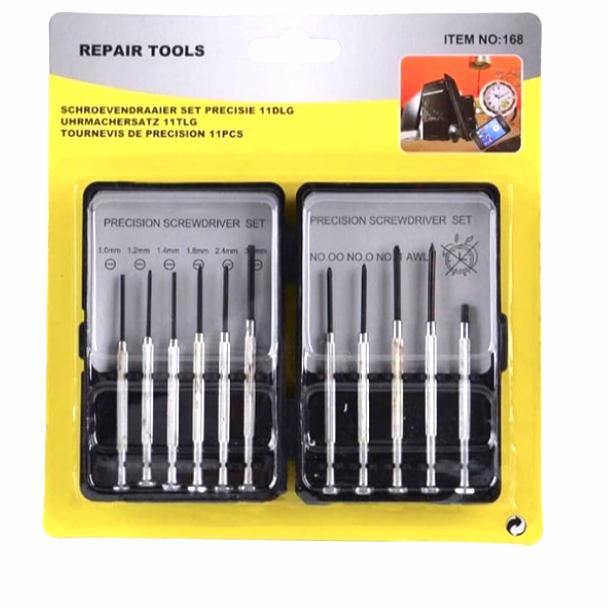 Gambar set obeng mini jam 11pcs Repail tools kacamata dan jam tangan dari AmanahBaru undefined Tokopedia